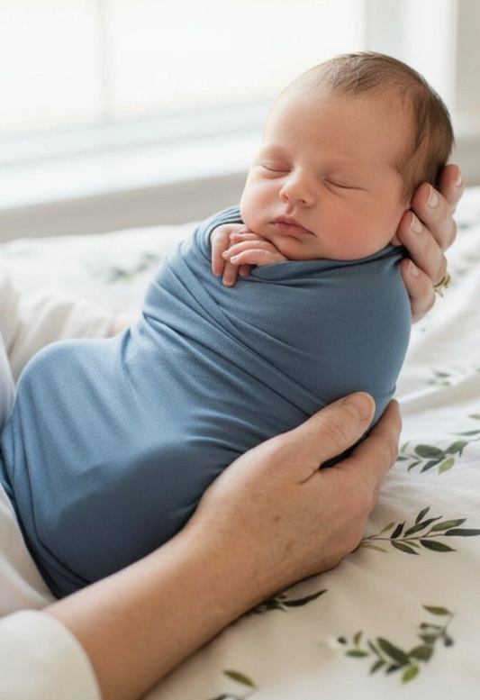 Solid Bamboo Swaddle Blanket