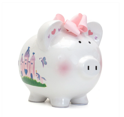 Princess Castle Large Piggy Bank