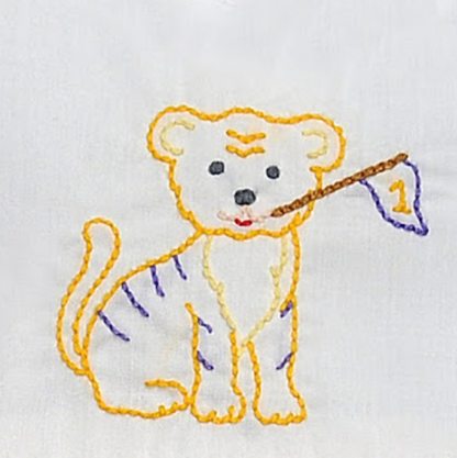Tiger W Flag Boy Bubble