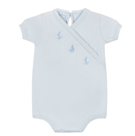 Little Sailboat Knit Romper-918