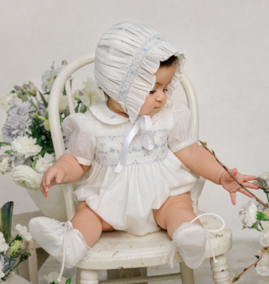 Girls Heritage Bleu Bonnet