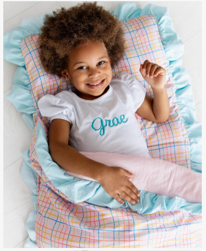 Girls Nap Mat - Ruffle