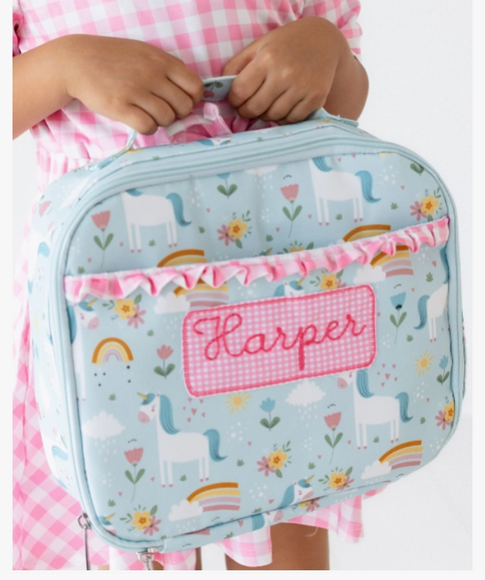 Insulated Lunch Bag - Unicorns