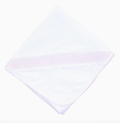 Essentials Smocked Blanket w/ Trim