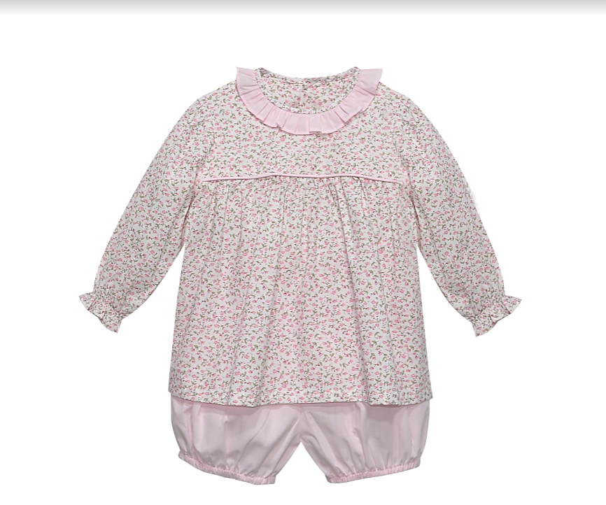 Pink Reagan Bloomer Set/Garden Whispers-2008BS