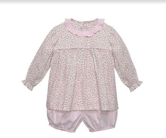 Pink Reagan Bloomer Set/Garden Whispers-2008BS