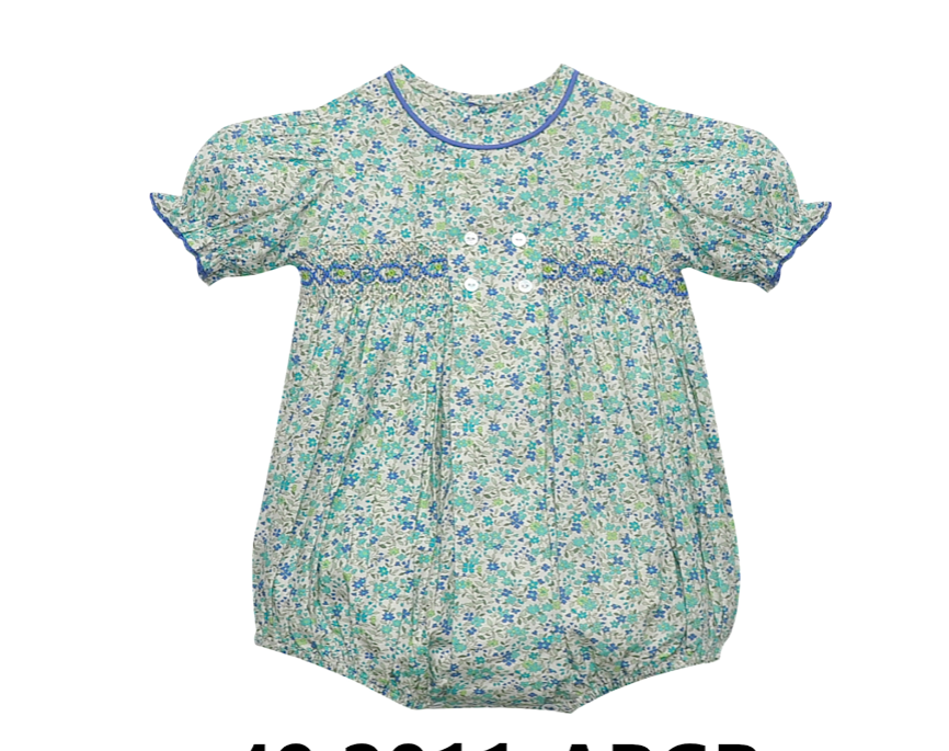 Blue Flower Ava Rose Bubble/2011ARGB