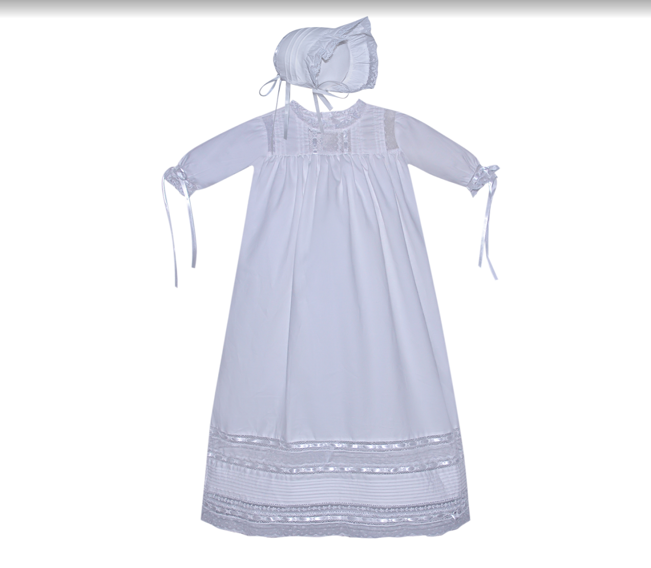 Reilly Christening Gown - White