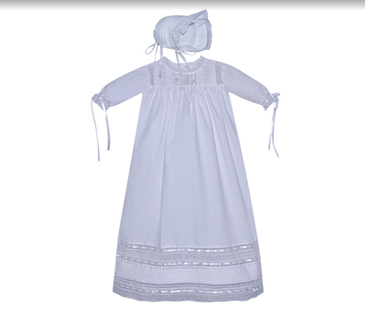 Reilly Christening Gown - White