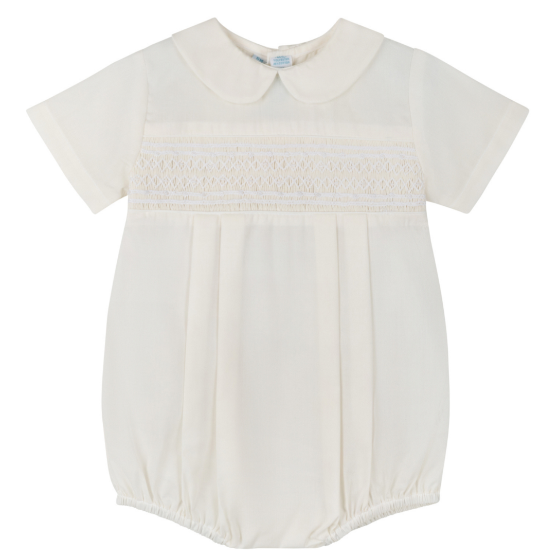 Classic Smocked Romper-976/24000/97445