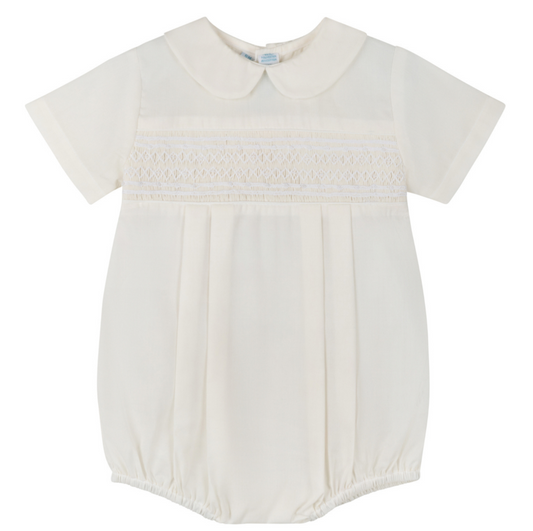 Classic Smocked Romper-976/24000/97445