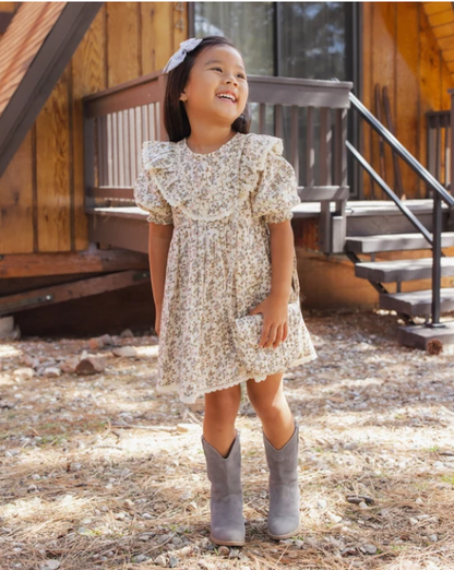 Winnie Dress - Winter Garden