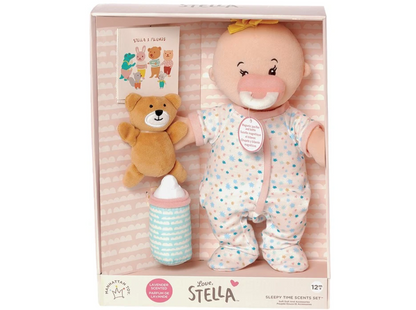 Love, Stella Sleepy Time Set   Peach Doll/Blonde Tuft