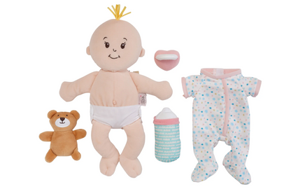 Love, Stella Sleepy Time Set   Peach Doll/Blonde Tuft
