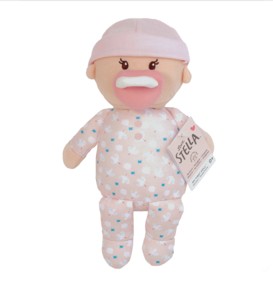 Love Stella, My 1st Doll & Bassinet Peach