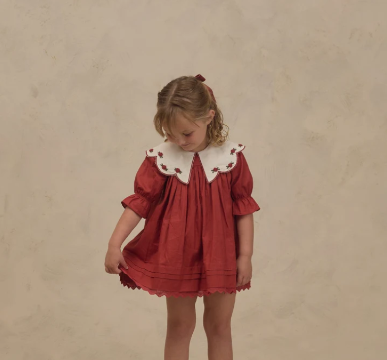 Mabel Dress - Ruby