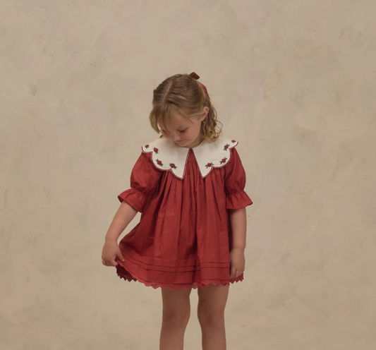 Mabel Dress - Ruby
