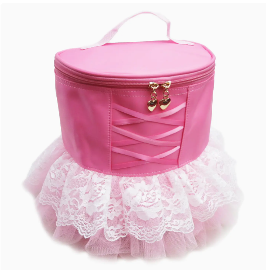 Lace Tutu Trim Pink Back Pack