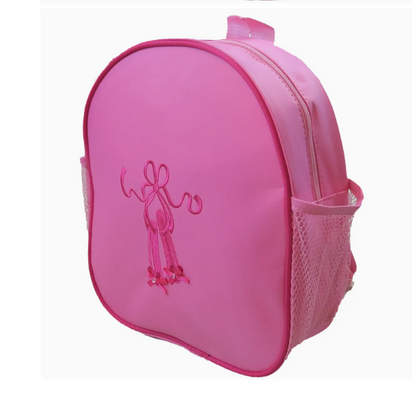 Pink Back Pack with Pink Ballet Shoe