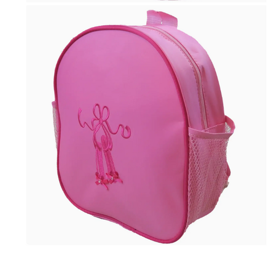 Pink Back Pack with Pink Ballet Shoe