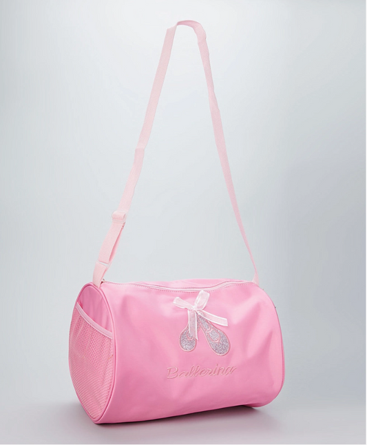 Pink Sparkle Ballet Shoe Duffel