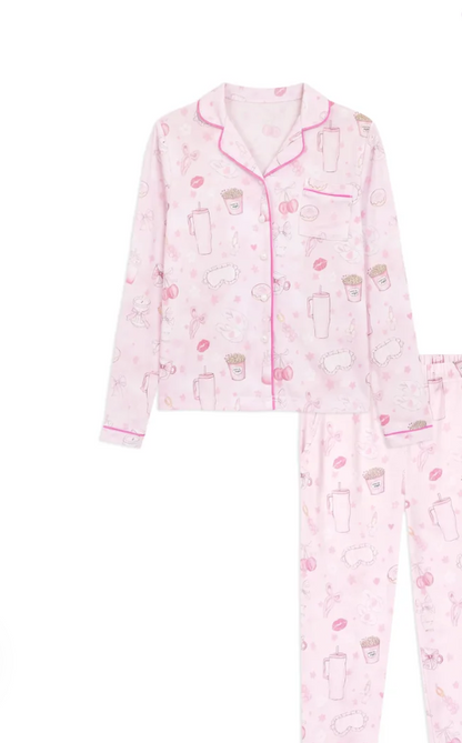Blush Club Jersey Pajama