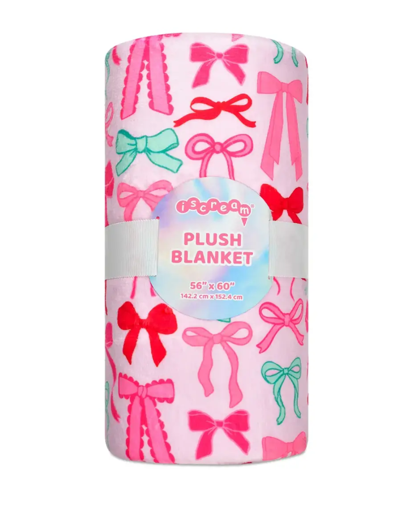 Merry Bows Plush Blanket