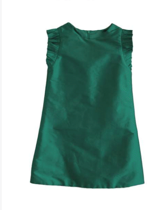 Flutter Sleeve Aline-Green