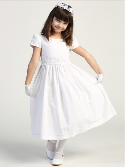 Smocked Cotton Dress - SP108A