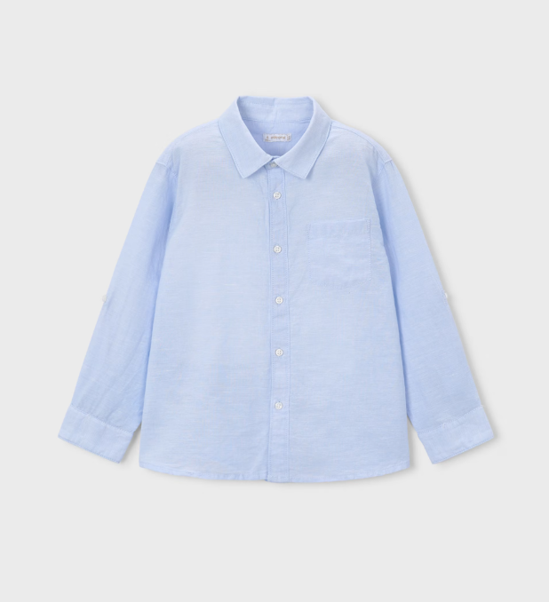 Linen L/S Shirt - 3119