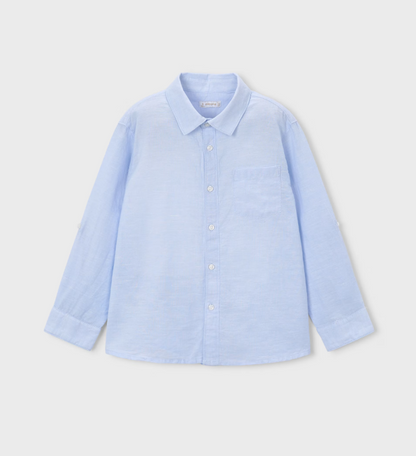 Linen L/S Shirt - 3119