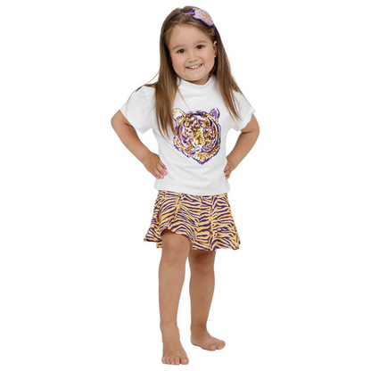 Sequin Tiger Face Tee