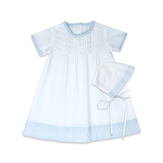 1956 Daygown Set - White/Blue