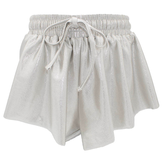 Shimmer Butterfly Short - Silver