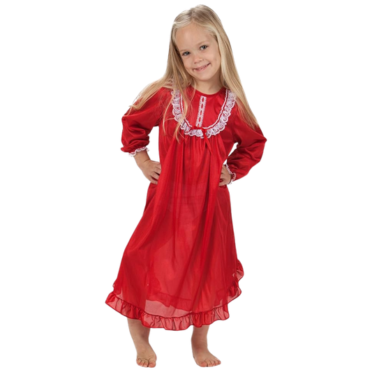 Traditional Nightgown - Red