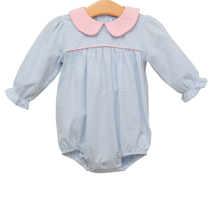 Katherine Bubble - Blue Stripe/Pink