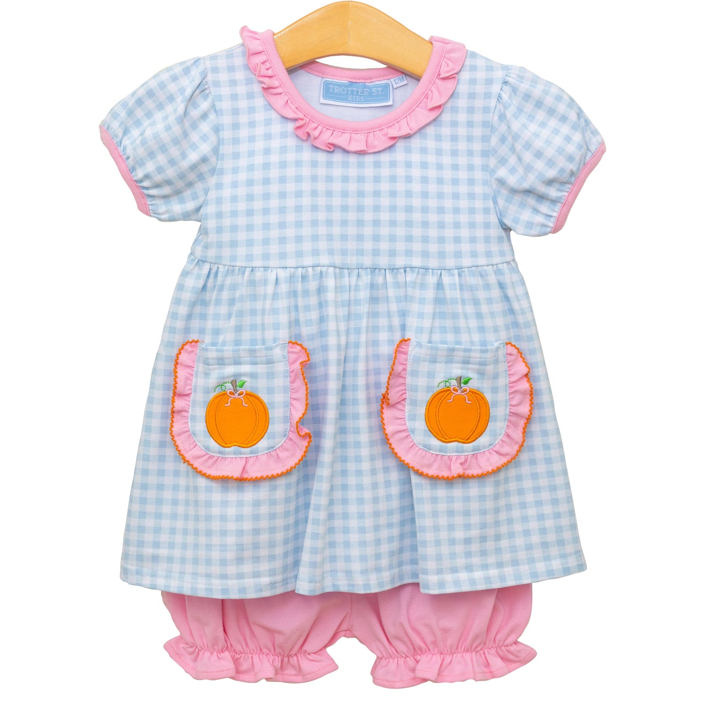 Pumpkin S/S Bloomer Set