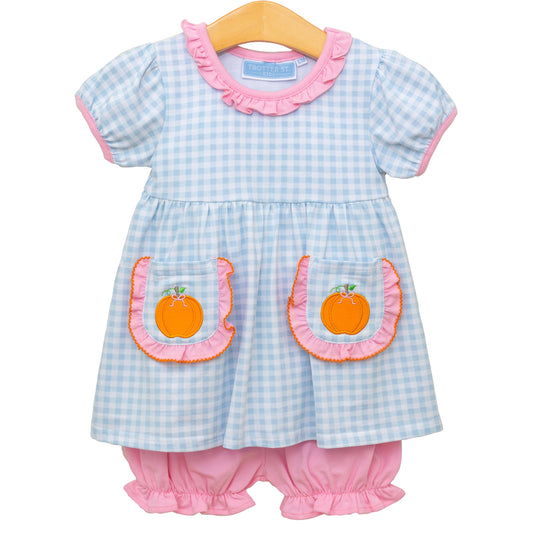 Pumpkin S/S Bloomer Set