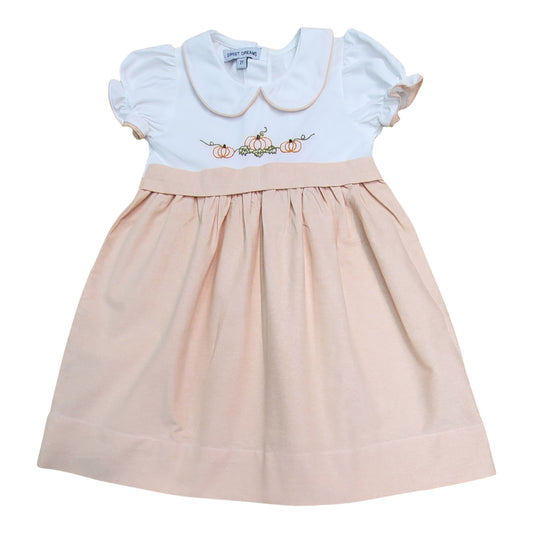 Pumpkin Emb. Dress