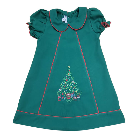 Christmas Tree Emb. Dress