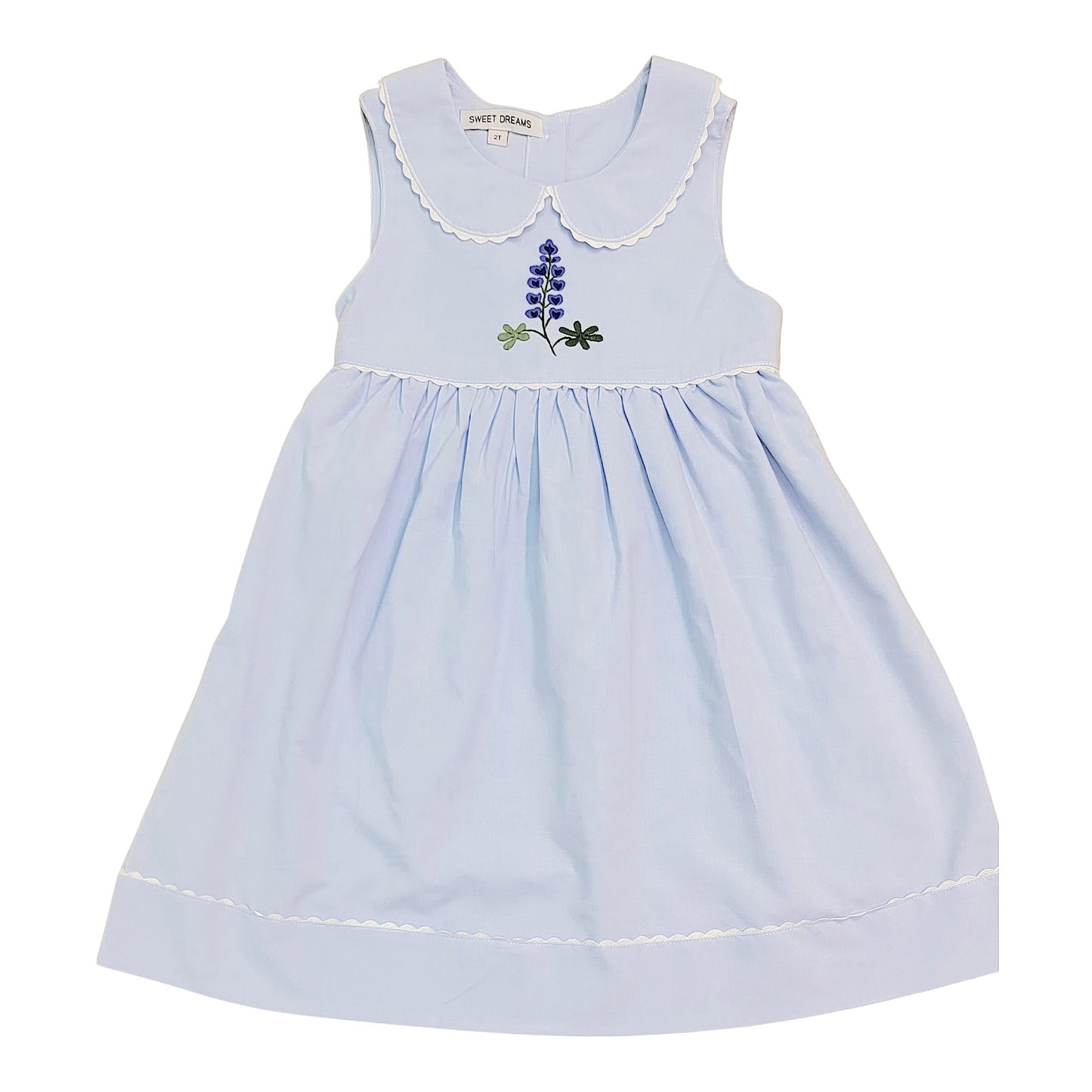 Bluebonnet Emb. Dress