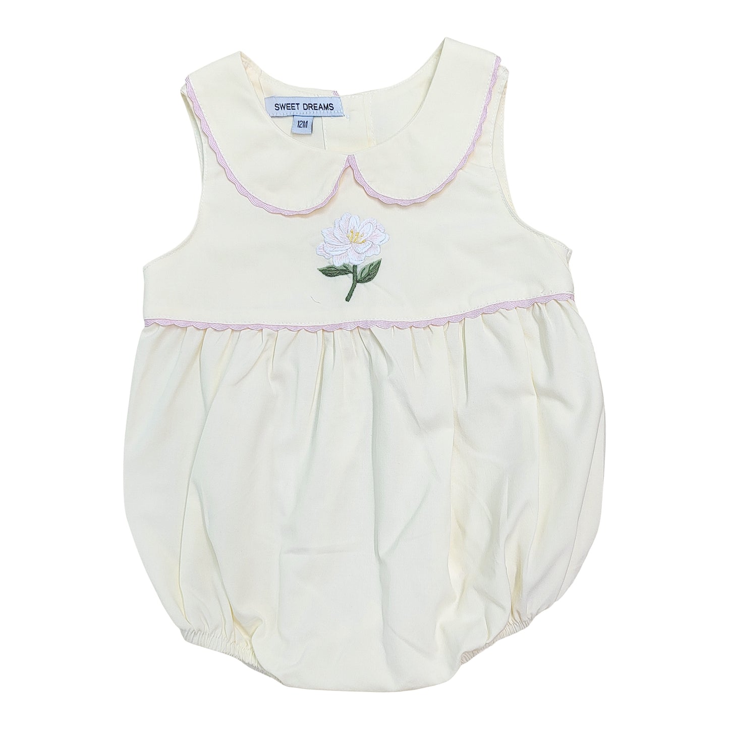 Magnolia Emb. Yellow Bubble