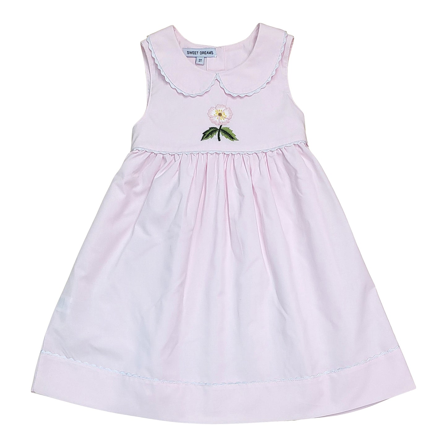 Cheroke Rose Emb. Pink Dress