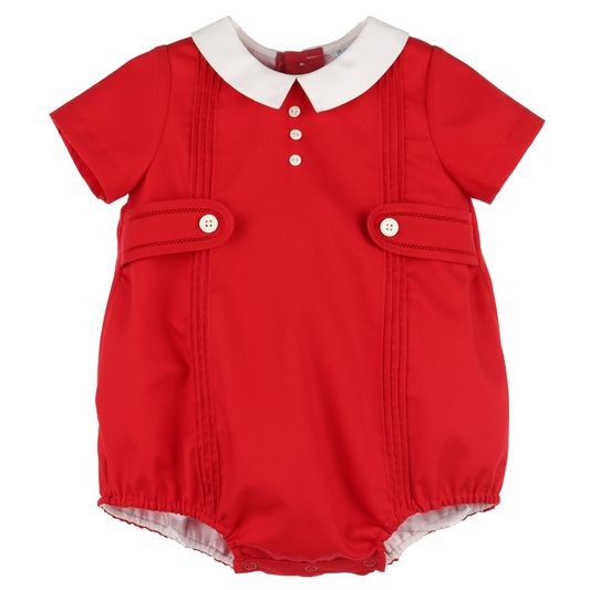 Classic Tabs Boy Bubble - Red