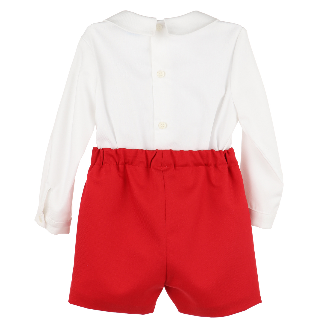 Classic Tabs Boy Set - Red