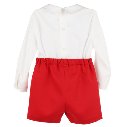 Classic Tabs Boy Set - Red