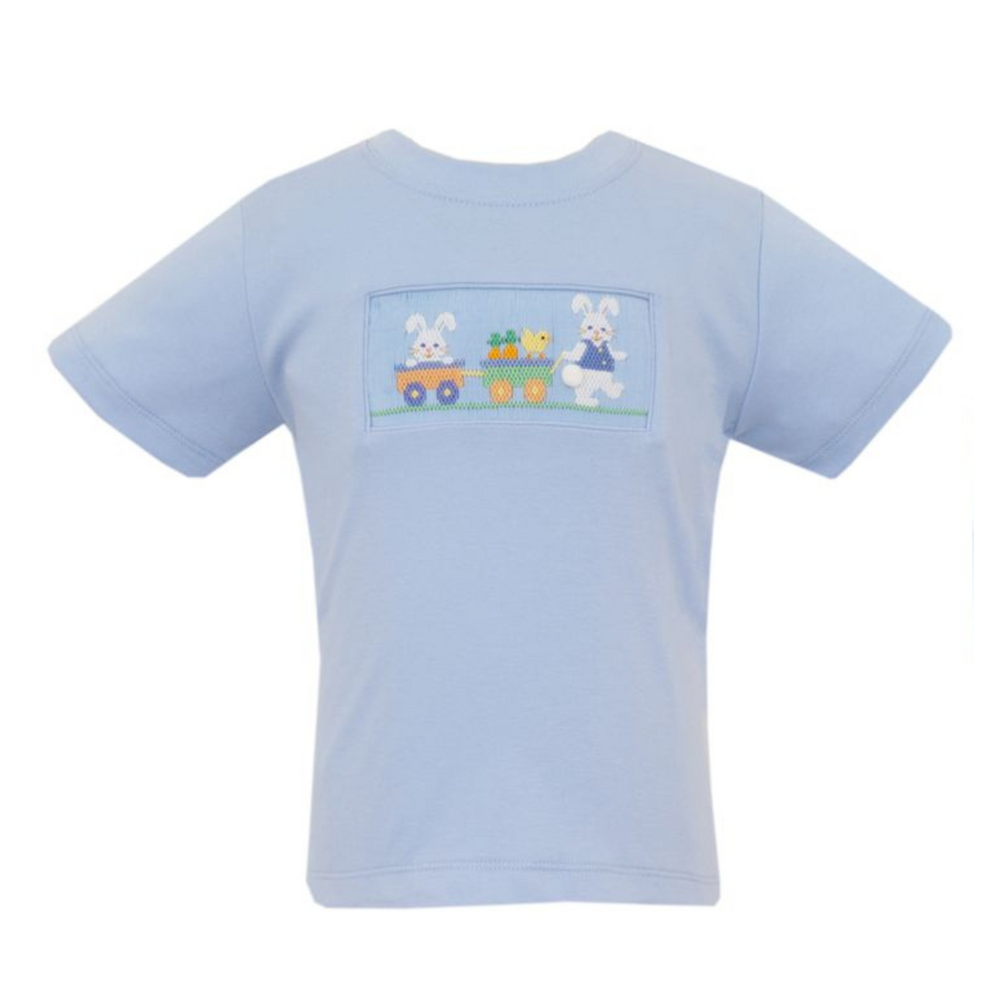 Bunnies Wagon Shirt - Blue