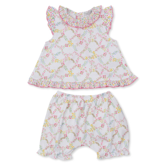 Garden Trellis Sunsuit Set