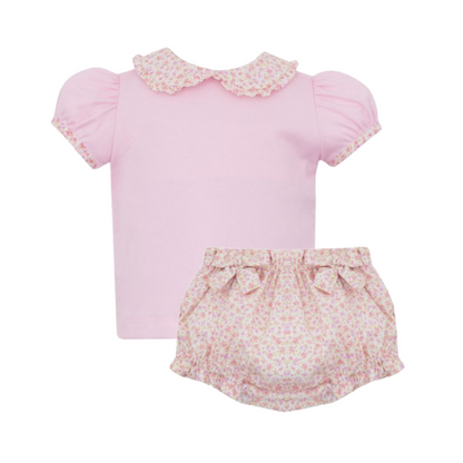 Floral Bloomer Set - Pink