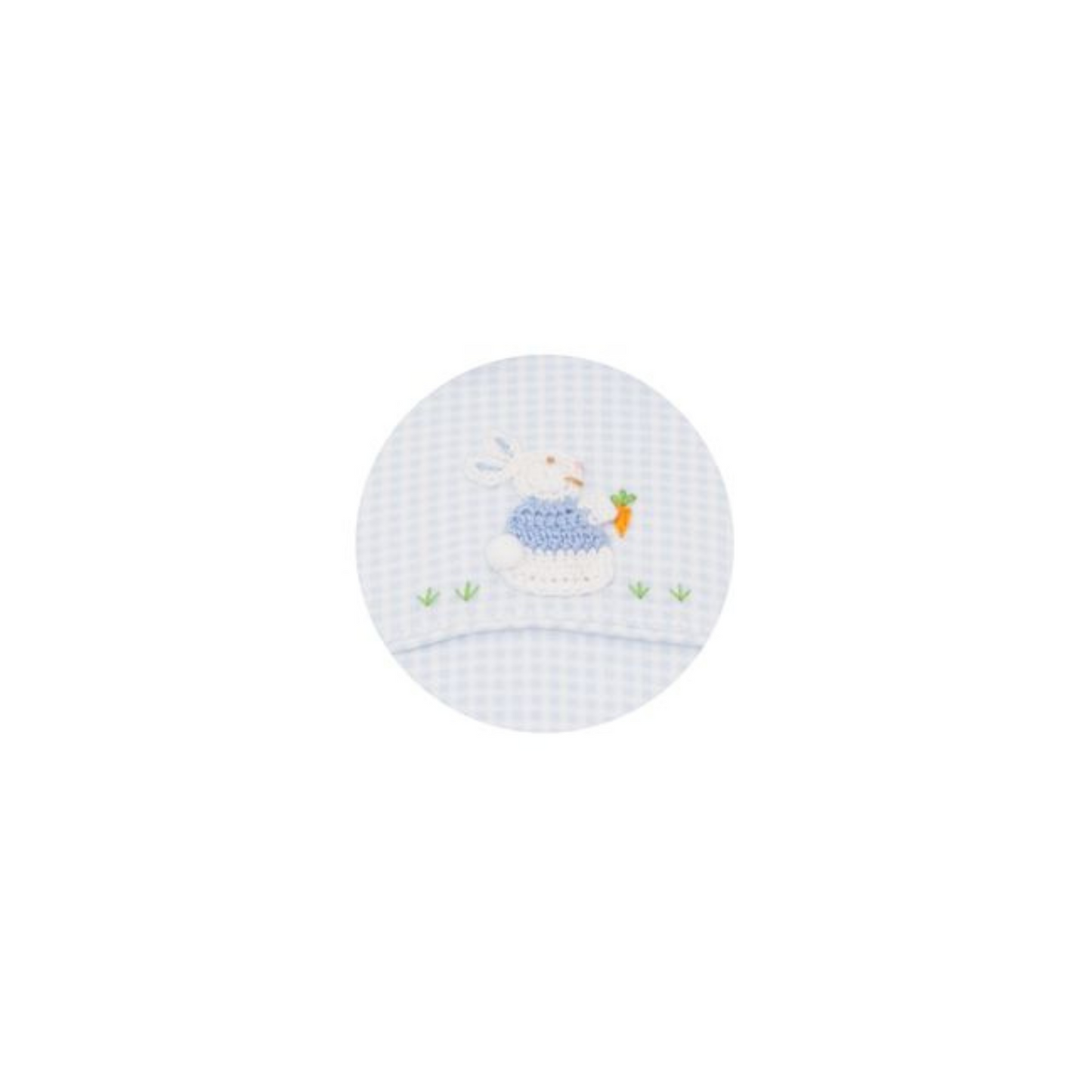 Bunny Gingham Bubble - Blue